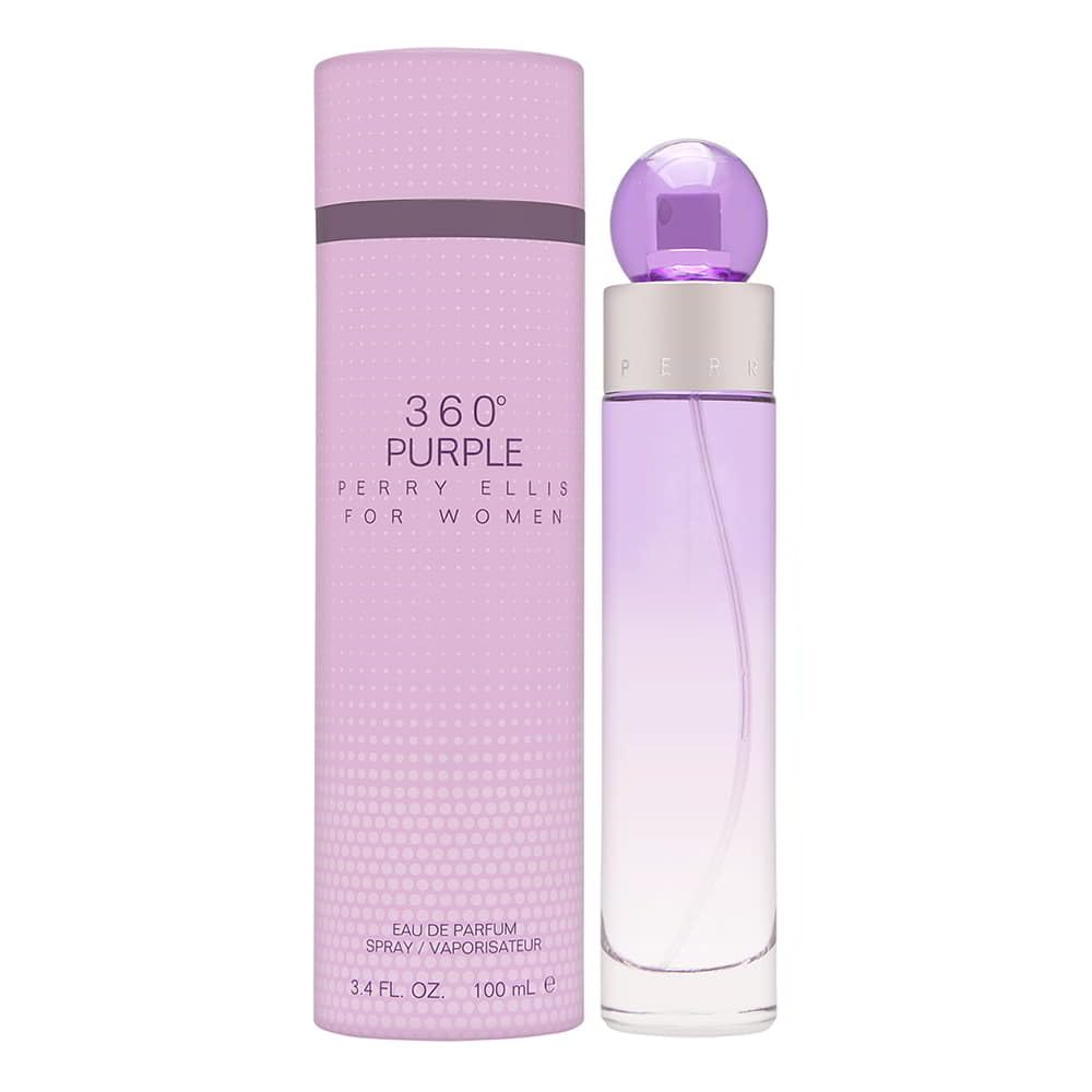 Perry Ellis 360 Purple Eau de Parfum Spray for Women 3.4 Ounce