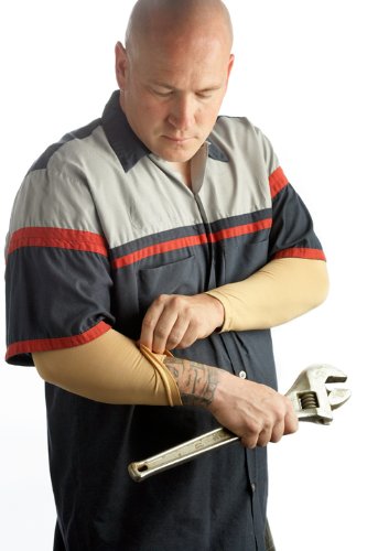 Tatjacket Full Sleeve Concealer Pack, Tan, Medium, 2 Count