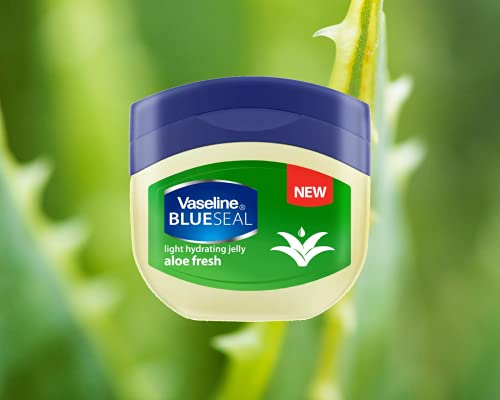 Vaseline BlueSeal Petroleum Light Hydrating Jelly 100m with Aloe Fresh, Pack of 4
