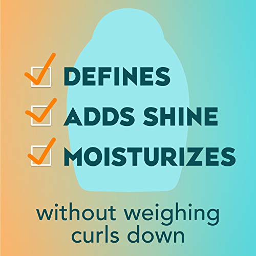 OGX Lightweight + Coconut Fine Curls Shampoo, Lightweight, For Curly Hair, Coconut Water, Flaxseed Oil, Citrus Oil, 13 Fl Oz