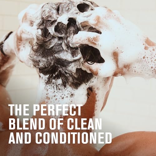 Every Man Jack 2-in-1 Daily Shampoo + Conditioner - Amber + Sandalwood | Nourishing For All Hair Types, Naturally Derived, Cruelty-Free Shampoo and Conditioner Set for Men | 24oz -1 Bottle