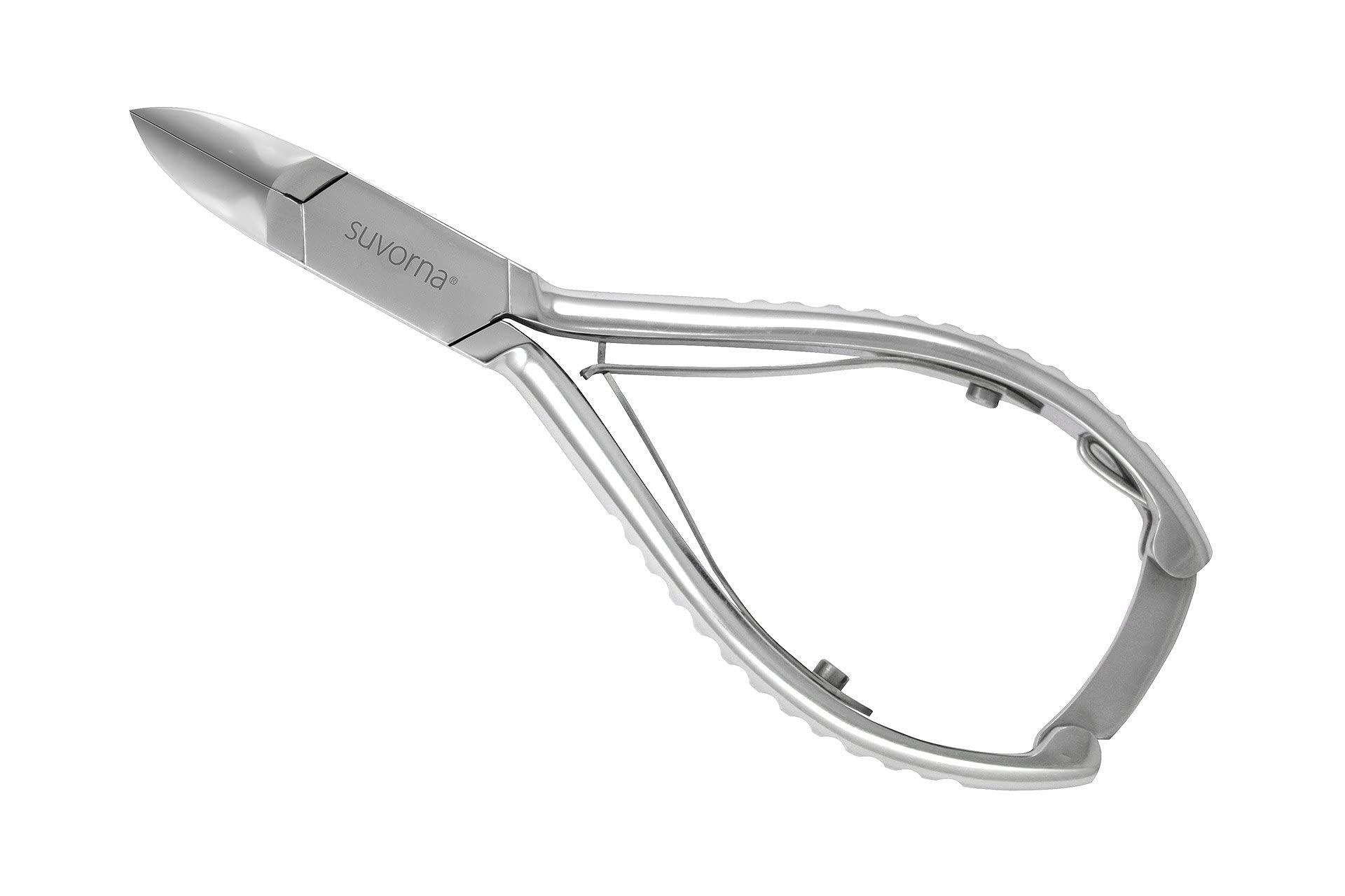 Suvorna Professional 5.5 Pedicure Thick Toenail Nipper with Curved Jaw and Back Lock 3109