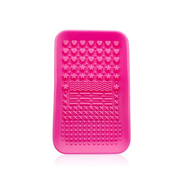 Kingzhuo Makeup Brush Cleaner Makeup Brush Cleaner Pad Cosmetic Brush Cleaning Mat Portable Washing Tool Scrubber