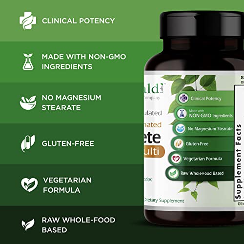 EMERALD LABS Complete 1-Daily Multi - Complete Multivitamin for Men & Women with Vitamin C, Methylated Folate, Whole-Food Blend & More for Immune Support, Bone Health & More* - 30 Vegetable Capsules