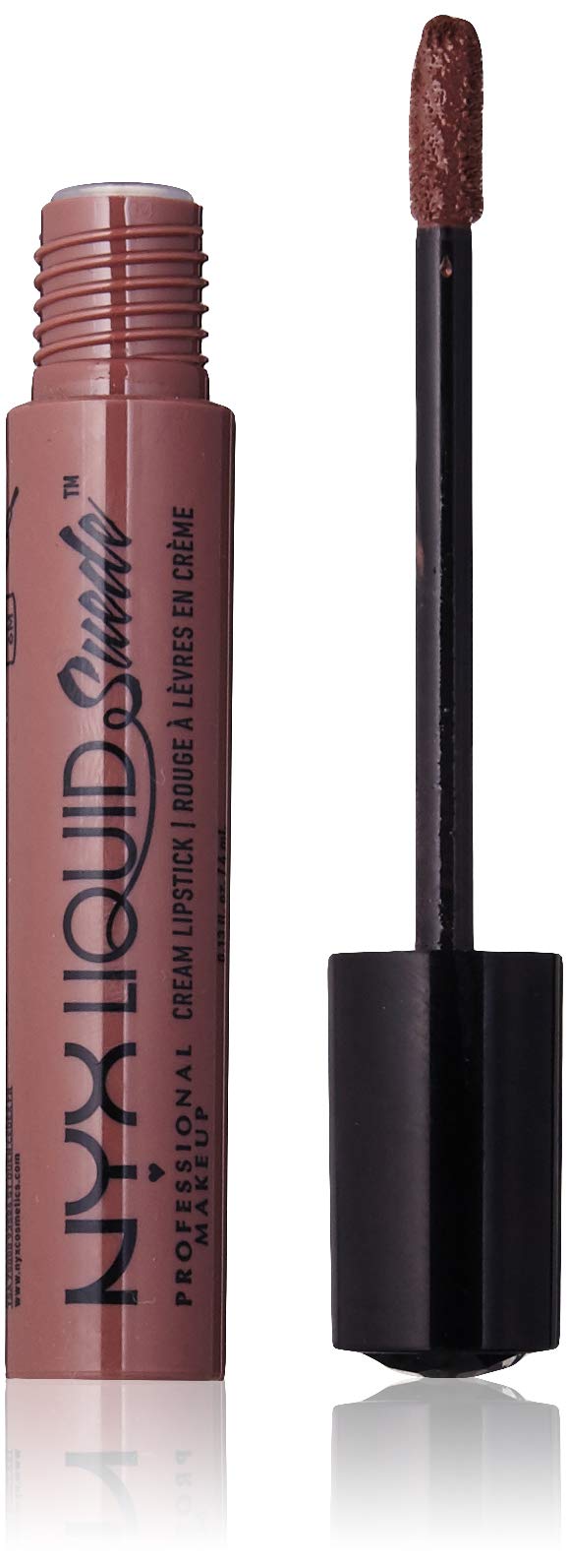 NYX PROFESSIONAL MAKEUP Liquid Suede Cream Lipstick, Brooklyn Thorn, 0.13 Fluid Ounce