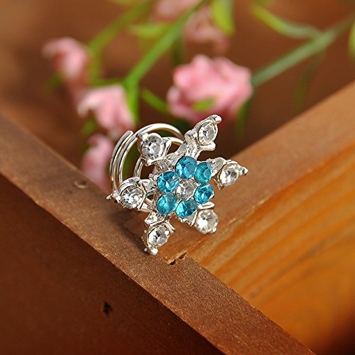 Set of 10 , Pattern 07 : Chicone Snowflask Hair Coils Swirls Twists Spirals Springs Pins for Bridal Wedding Prom Set of 10