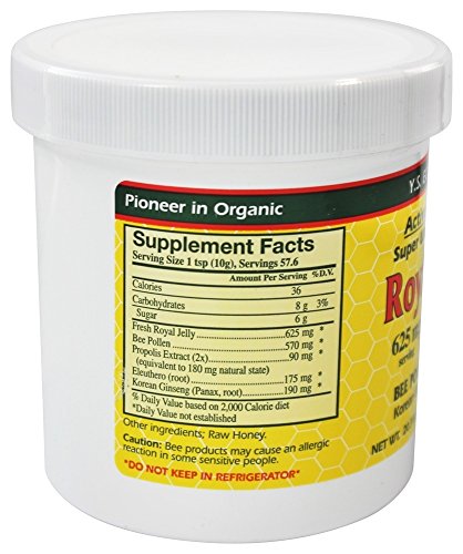 Fresh Royal Jelly + Bee Pollen, Propolis, Ginseng, Honey Mix - 36,000mg Y.S. Org 20.3 oz
