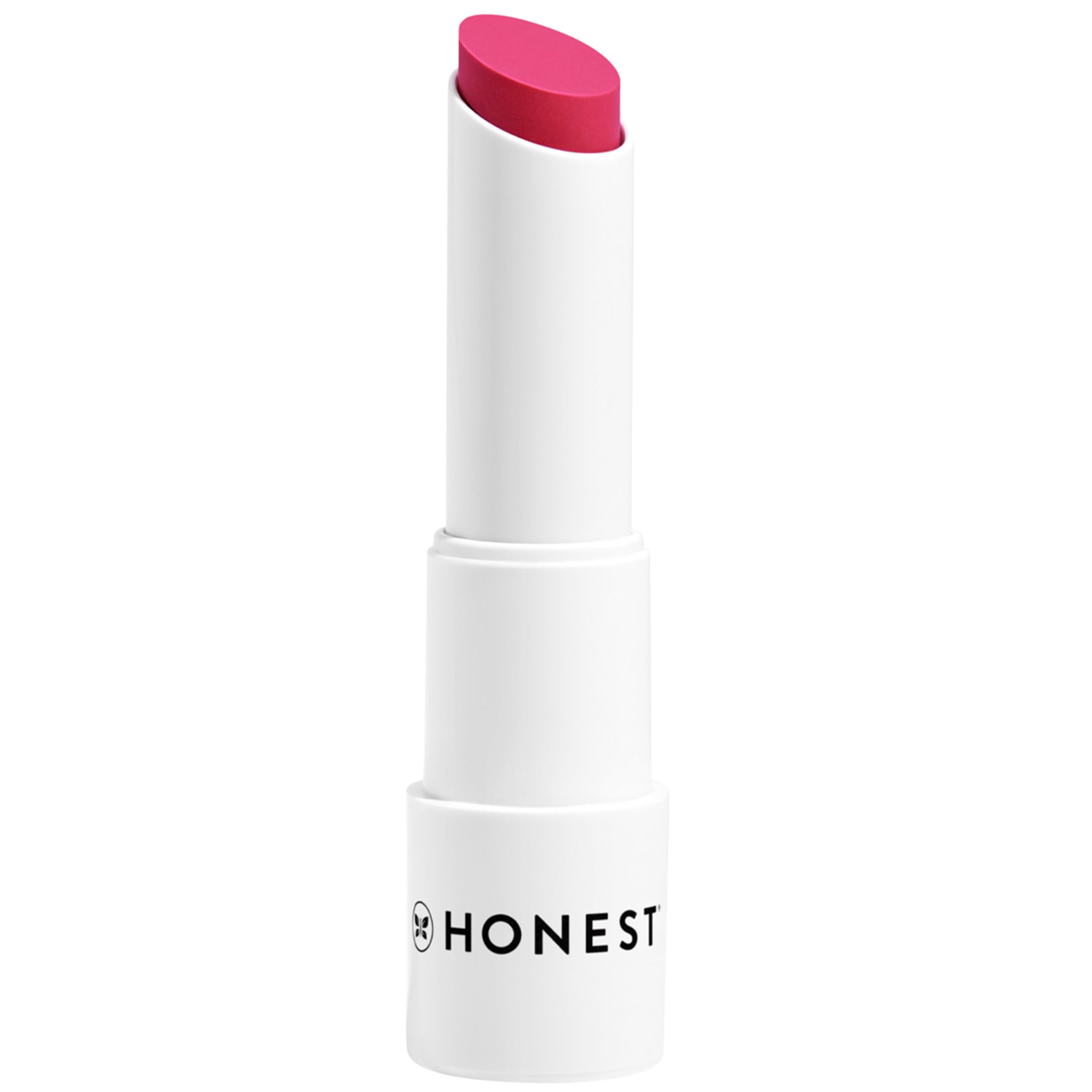 Honest Beauty Tinted Lip Balm, Dragon Fruit | Vegan | 6+ Hours Of Moisture | Paraben Free, Silicone Free, Cruelty Free | 0.141 Oz. (Packaging May Vary)