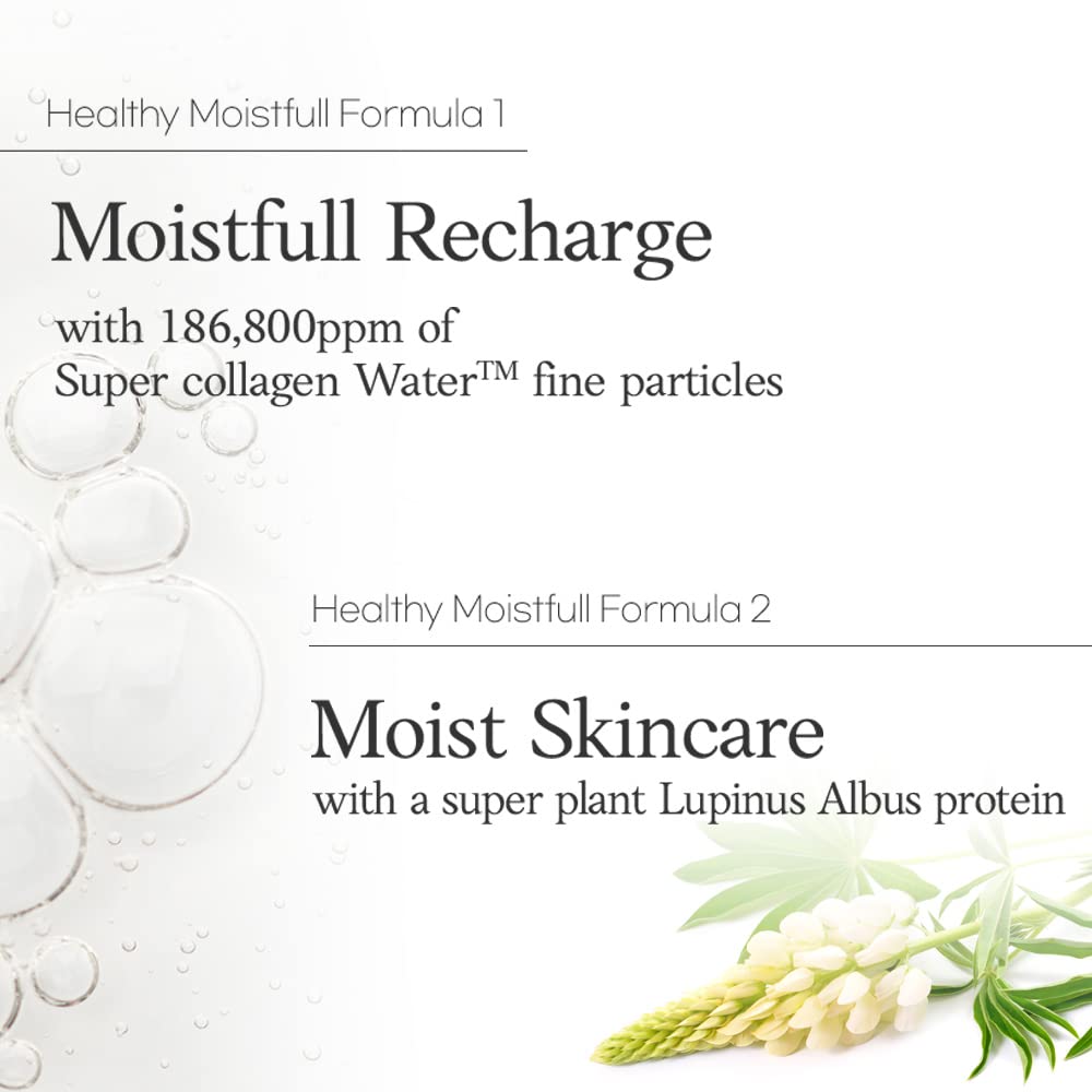 Etude Moistfull Collagen Emulsion 180ml (6.08 fl. oz) 21AD| Korean Skin Care Hydration Fomula for Healthy Skin | Small Particles of The Super Collagen Water, Kbeauty, Skin Care, Perfect for Gift