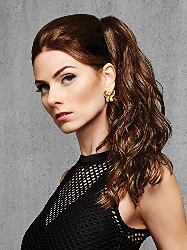 18 Simply Curly Ponytail Color R22 SWEDISH BLONDE - Hairdo Hairpieces Claw Clip Pony Tru2Life Heat Friendly Beach Waves Synthetic