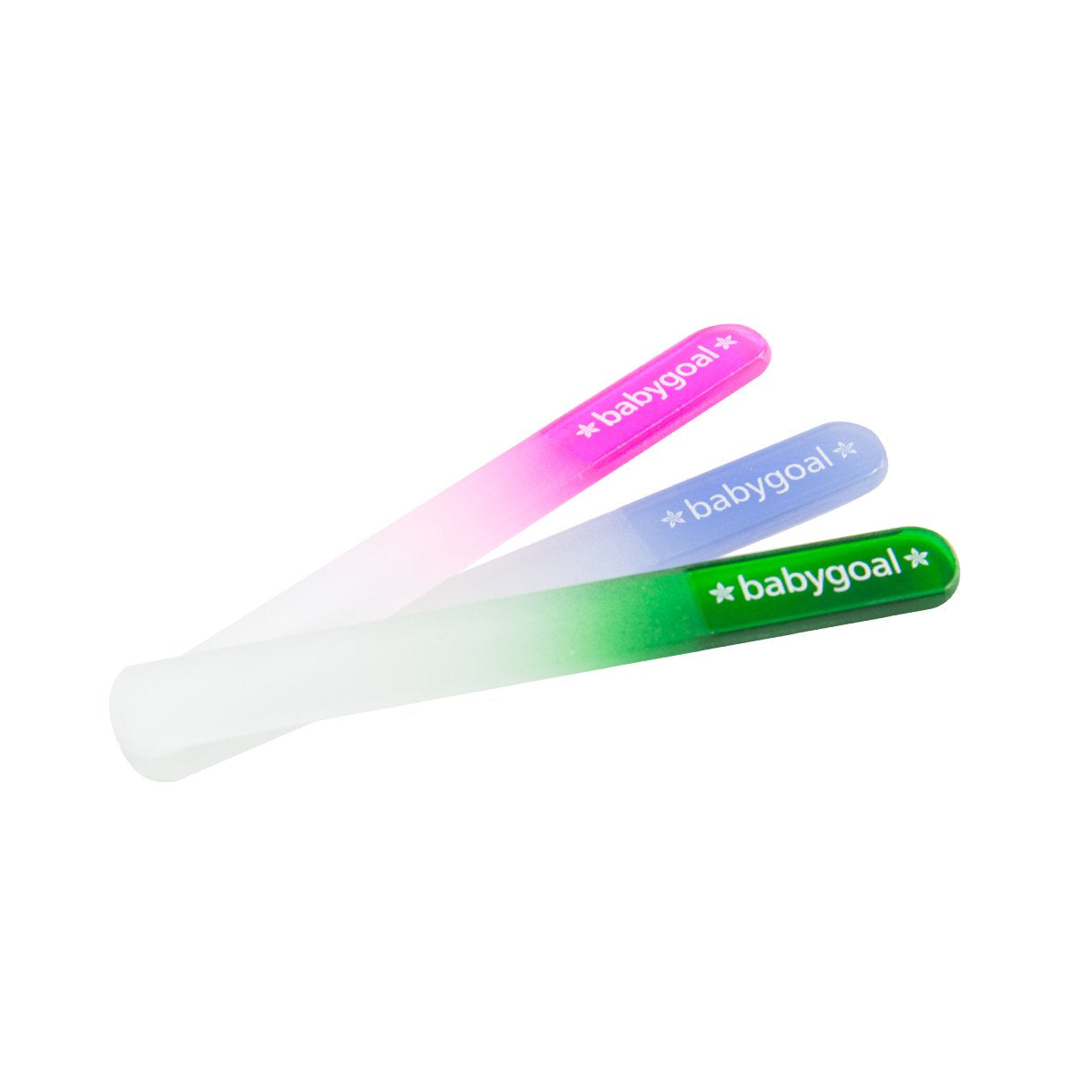 Newborn Baby Nail File 3 Pack with a Pouch, Emery Board Glass Crystal for Newborns, Toddlers, Infant, Babies & Young Children - Gift for Babies, New Moms 3NF03