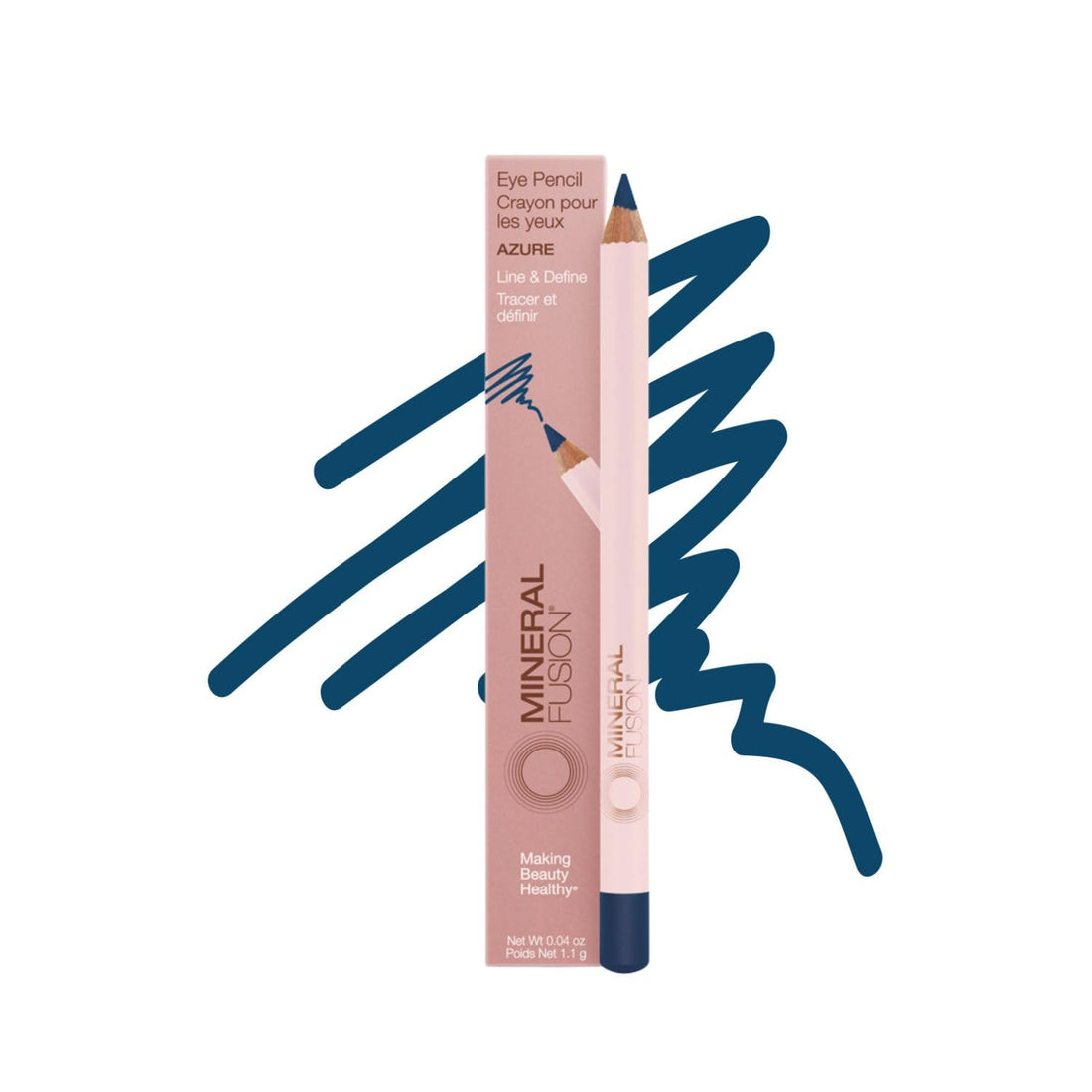 Mineral Fusion Eye Pencil, Azure, 0.04 Ounce (Packaging May Vary)