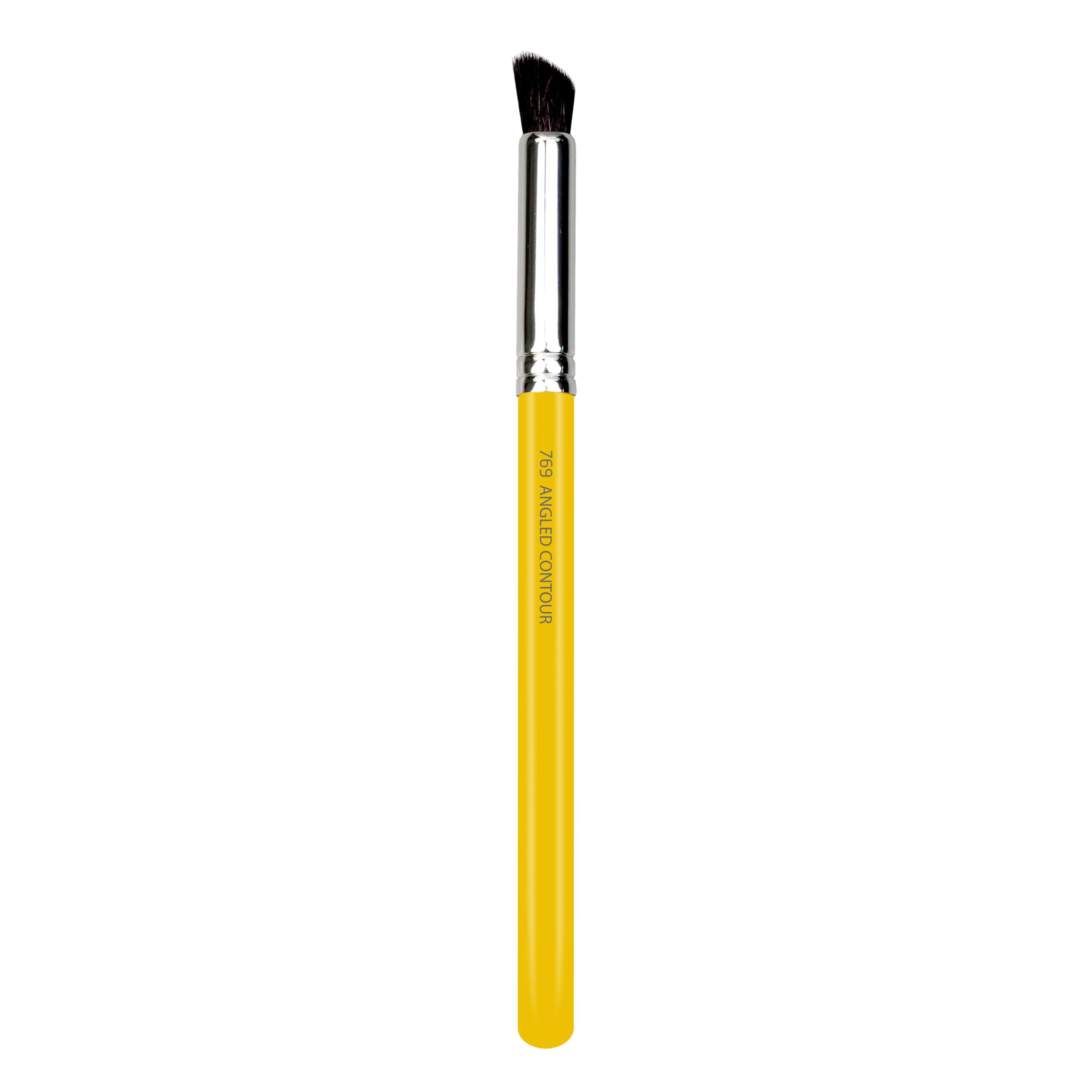 Bdellium Tools Studio Line Angled Contour Brush, Yellow