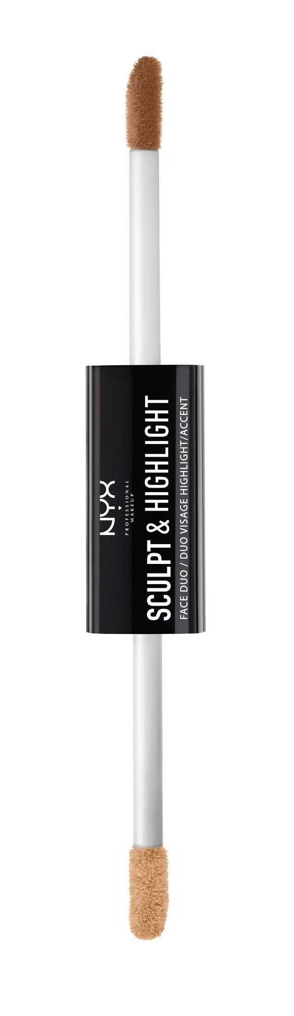Nyx Professional Makeup Sculpt and Highlight Face Duo, Caramel, 28.72g