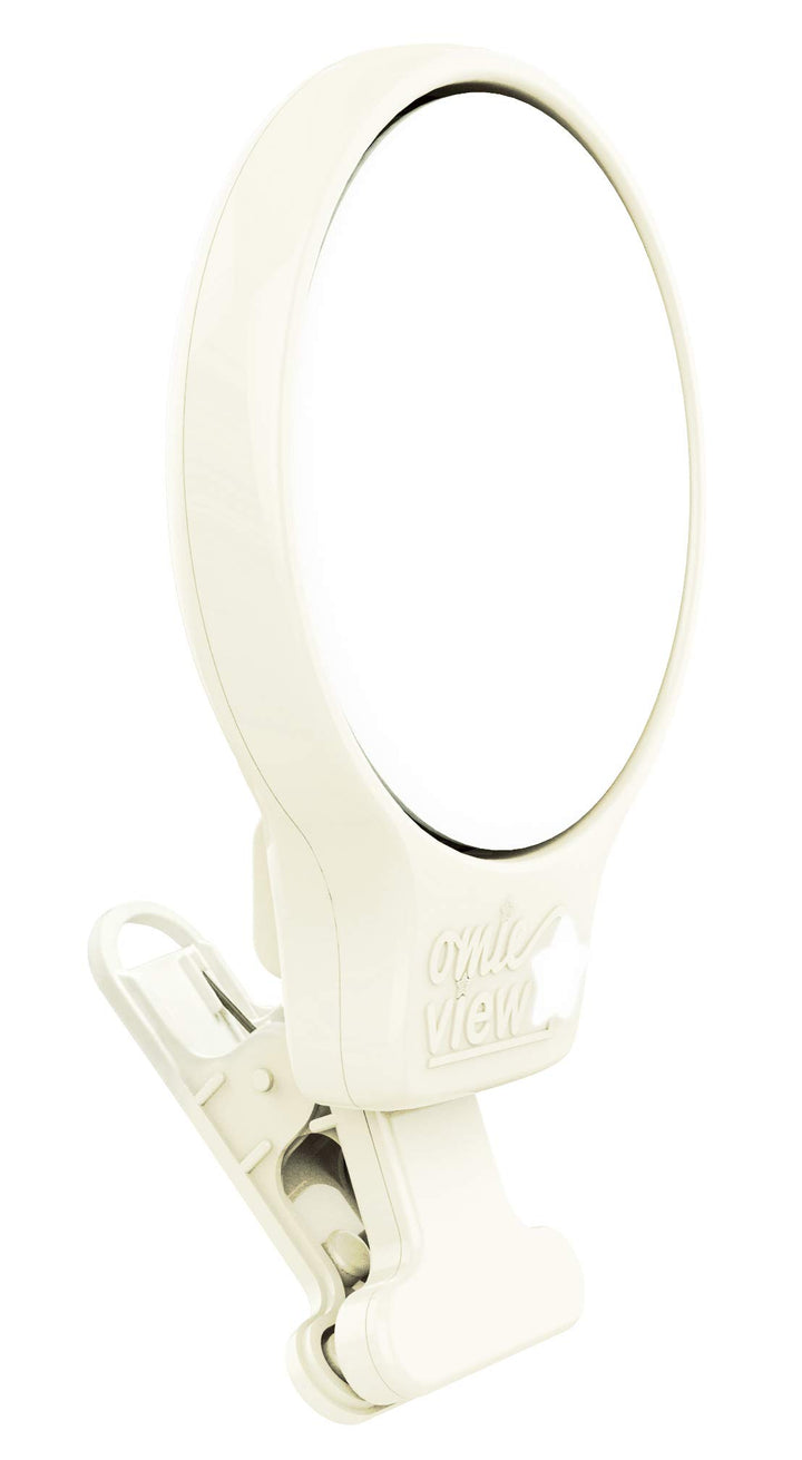 Omie View Clip-on Mirror with Remote Control & LED Light for Baby Monitoring. Use with Bassinet or Crib