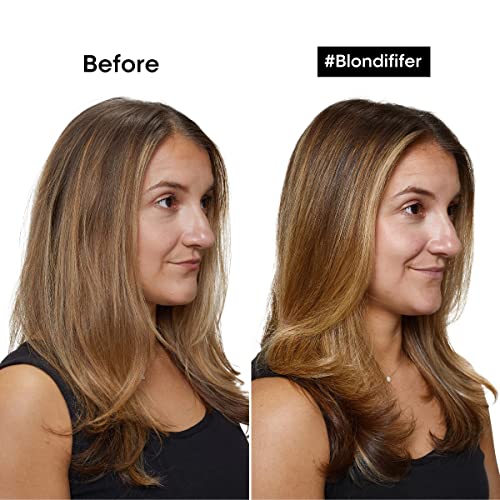 L'Oreal Professionnel Blondifier Clarifying Shampoo - Restores Color -Treated Hair, Enhances Shine & Fights Brass, For Blonde or Bleached Hair