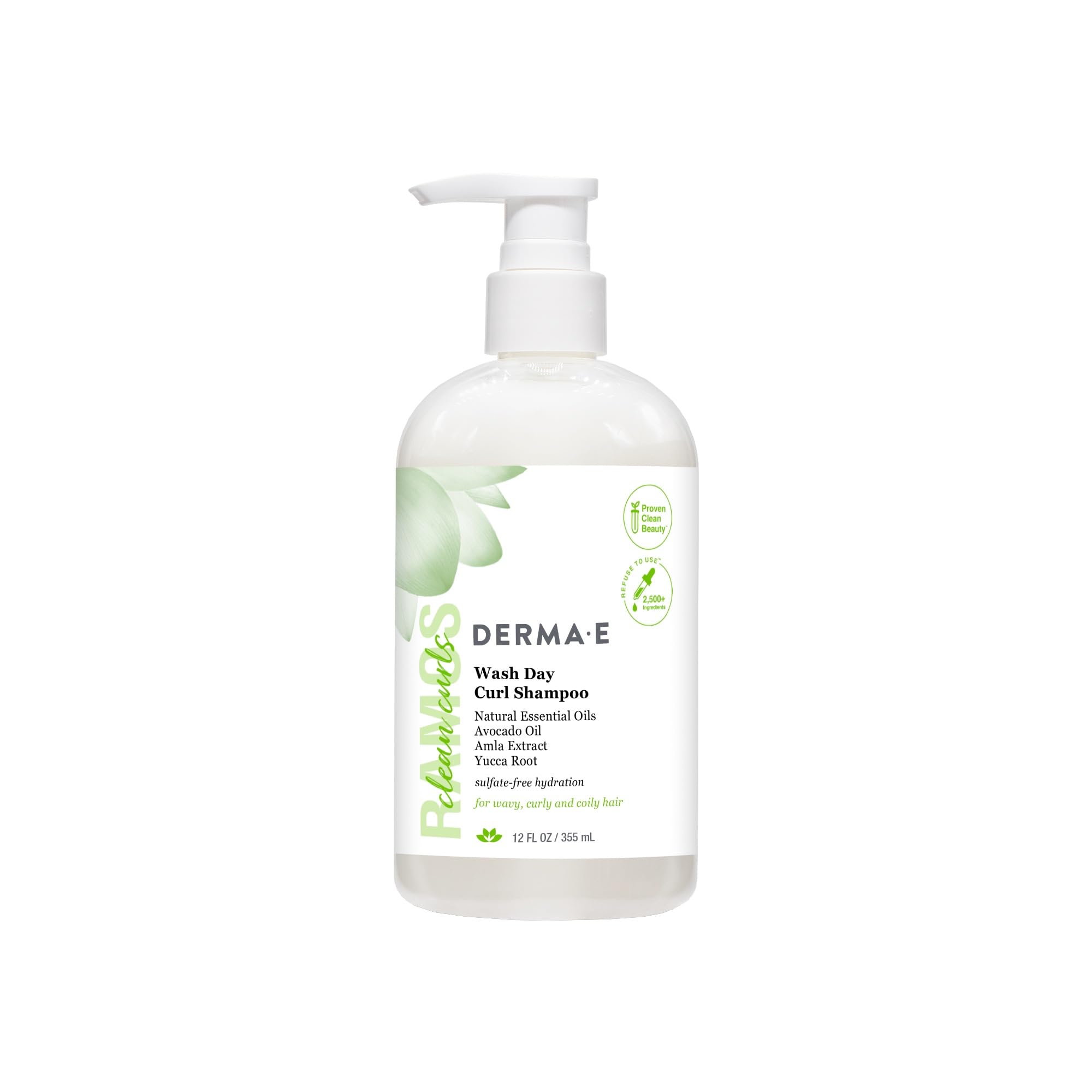 DERMA E Ramos Wash Day Curl Shampoo, 12 oz