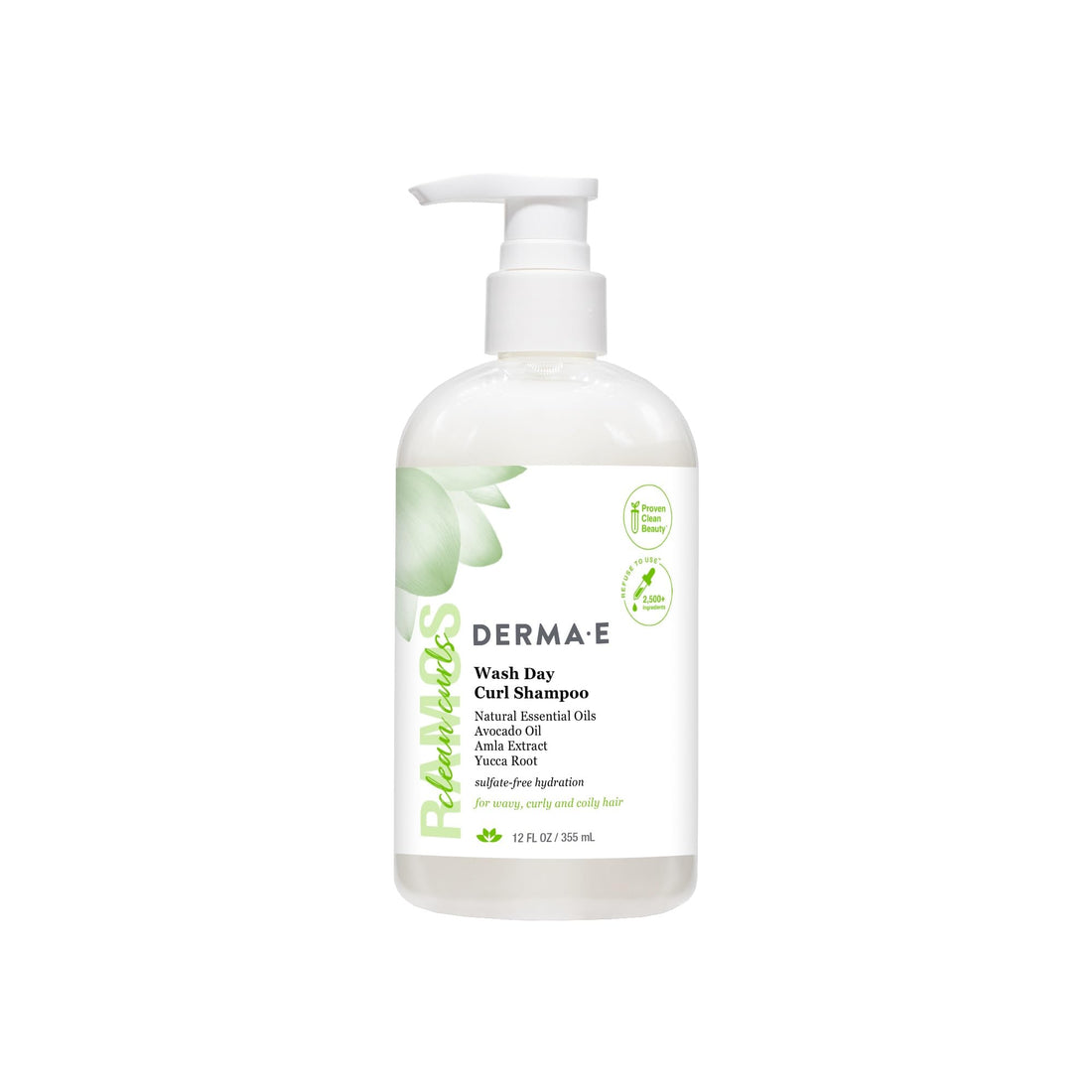 DERMA E Ramos Wash Day Curl Shampoo, 12 oz
