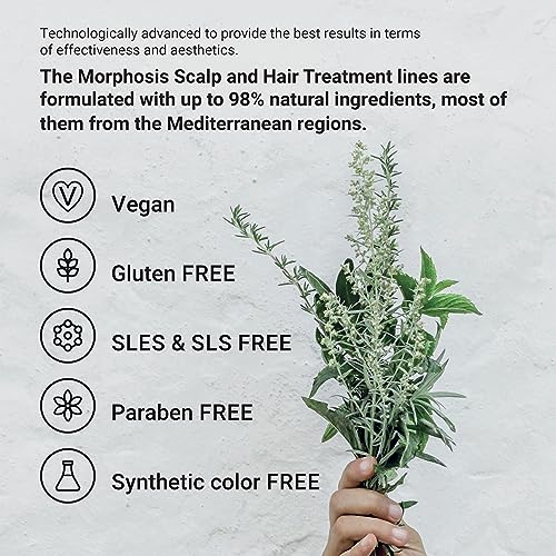 FRAMESI Morphosis Repair Shampoo 8.4 fl oz, Moisturizes and Strengthens Hair, Natural Ingredients, Color Safe