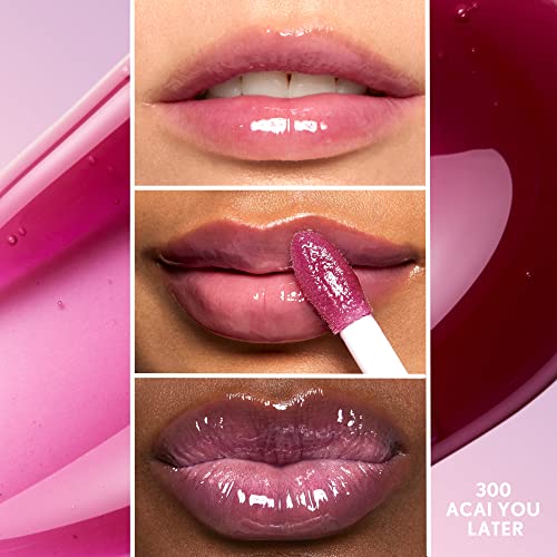 COVERGIRL Clean Fresh Yummy Gloss – Lip Gloss, Sheer, Natural Scents, Vegan Formula - Acai You Later
