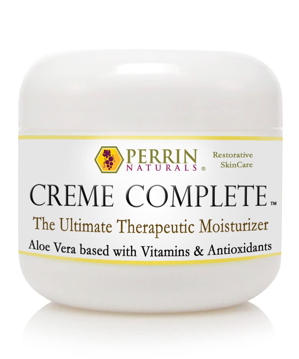 Creme Complete- All Natural, Restorative & Anti-Aging skin care. A Corrective Moisturizer for Sun Damage, Lichen Sclerosus, and Wrinkles. by Perrin Naturals¤Ä