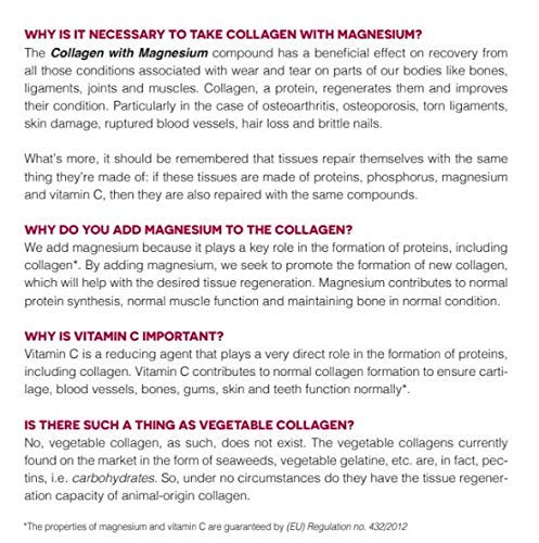 Ana Maria Lajusticia -- 3 Pack High Absorption Collagen Pills with Magnesium. Healthy Skin, Nails, Hair and Ligaments. Natural Supplement, 450 Tablets.