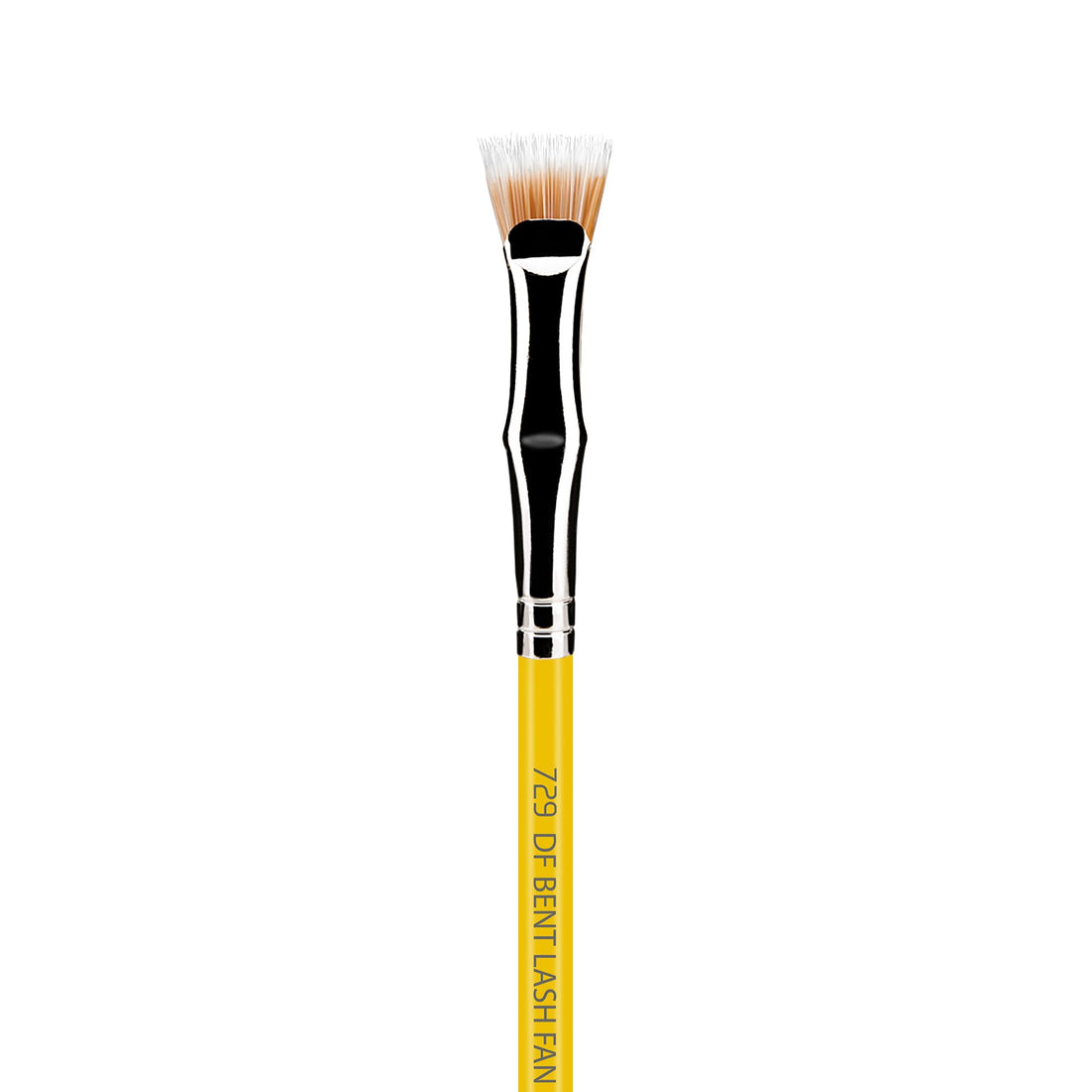 Bdellium Tools Professional Makeup Brush Studio Line - Duet Fiber Bent Mascara Fan 729