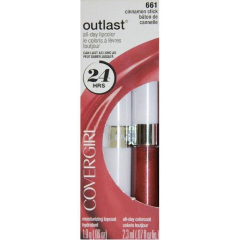 CoverGirl Outlast All Day Two Step Lipcolor, Cinnamon Stick 661, 0.13 Ounce by COVERGIRL