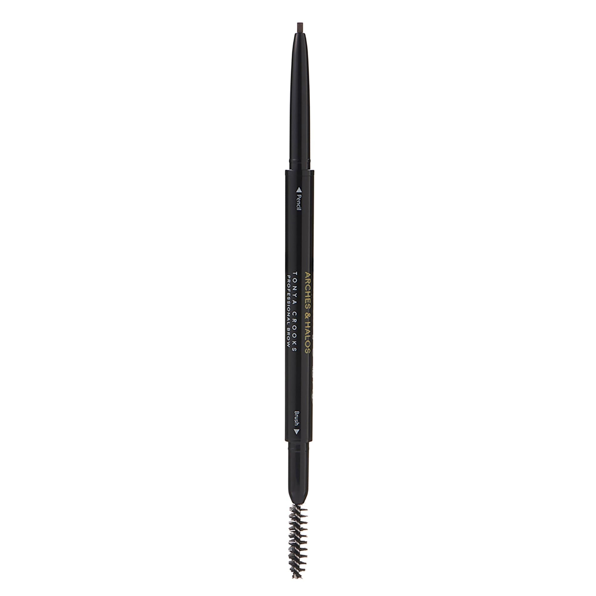 Arches & Halos Micro Defining Brow Pencil in Dark Brown, 0.03 Oz