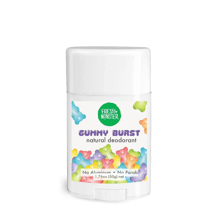 Fresh Monster Natural Deodorant for Kids and Teens | Aluminum-Free, Paraben-Free,Ã‚ HypoallergenicÃ‚ | Gummy Burst ScentÃ‚ | 1.76oz