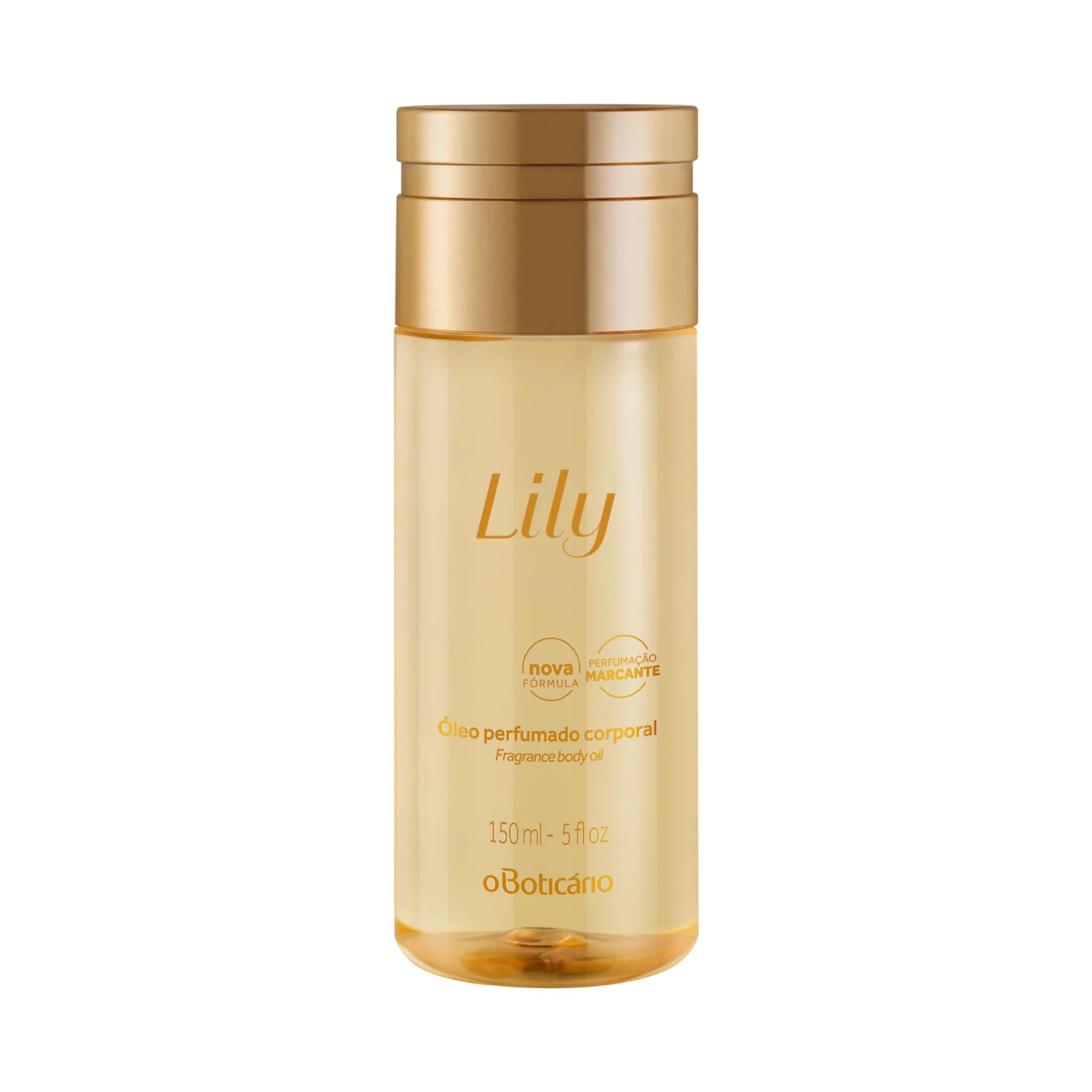 Lily Perfumed Body Oil by O Boticario | Lightweight & Fast-Absorbing Moisturizing Body Oil for Women | Dermatologist Tested (5 fl. oz.)
