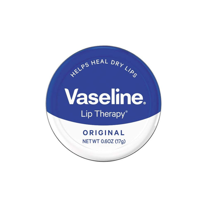 Vaseline Therapy Lip Balm Tin, Original, 0.6 Ounce (Pack of 3)