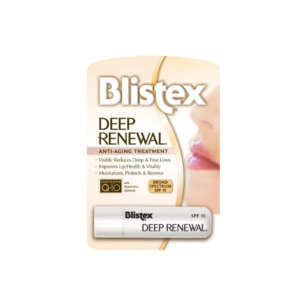 Blistex Deep Renewal Lip Protectant, SPF 15 0.15 oz (Pack of 3)