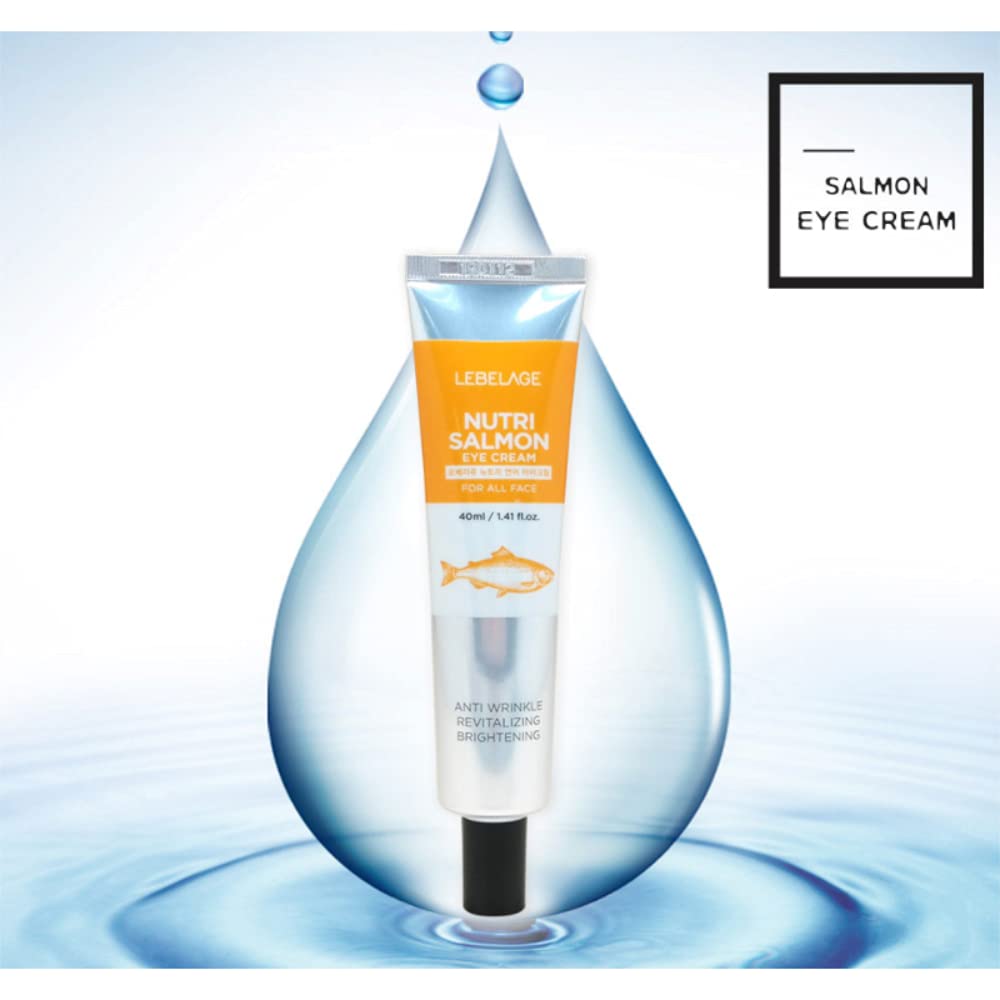 Lebelage Nutri Salmon Eye Cream for Face 40ml / 1.41 fl. oz. x 2 Pack Wrinkle care & Skin nourishing