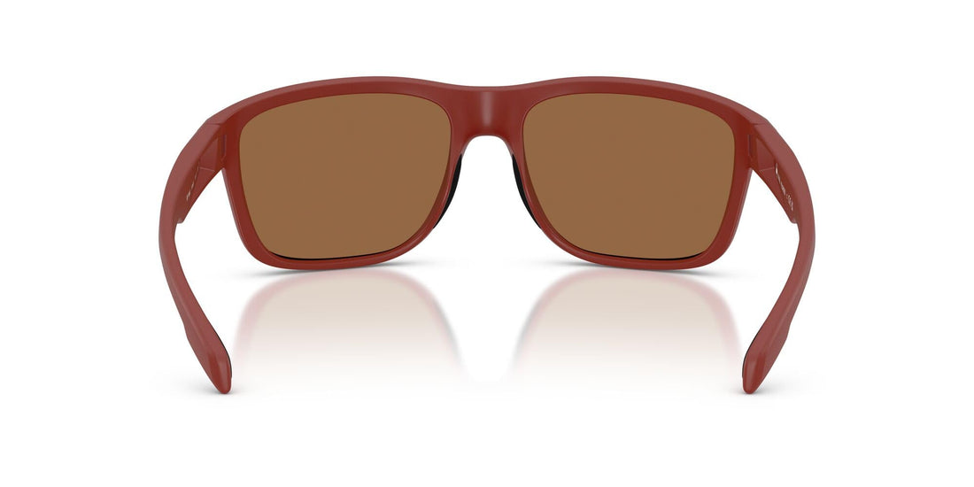Native Eyewear Men's Gorge Square Sunglasses, Red Bluff/Bronze Mirrored Polarized, 59 mm