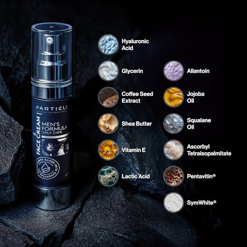 Particle 6-in-1 Face Cream for Men Anti-Aging Moisturizer, Reduces Wrinkles, Dark Spots & Eye Bags, Pack of 1 (1.7 oz.