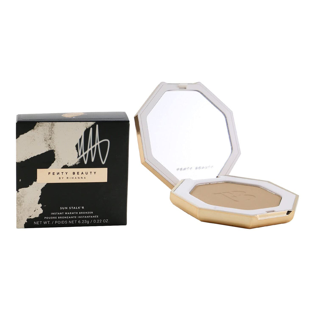 Sun Stalkr Instant Warmth Bronzer - 01 Inda Sun by Fenty Beauty for Women - 0.22 oz Bronzer