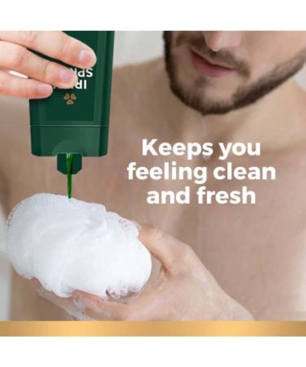 Irish Spring, Deep Action Scrub, Body Wash, 18oz (FL) Container (Pack of 2)