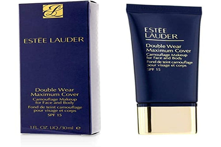 Estee Lauder Double Wear Maximum Cover Camouflage Foundation Makeup SPF 15, 1 oz.- 2N1 Desert Beige