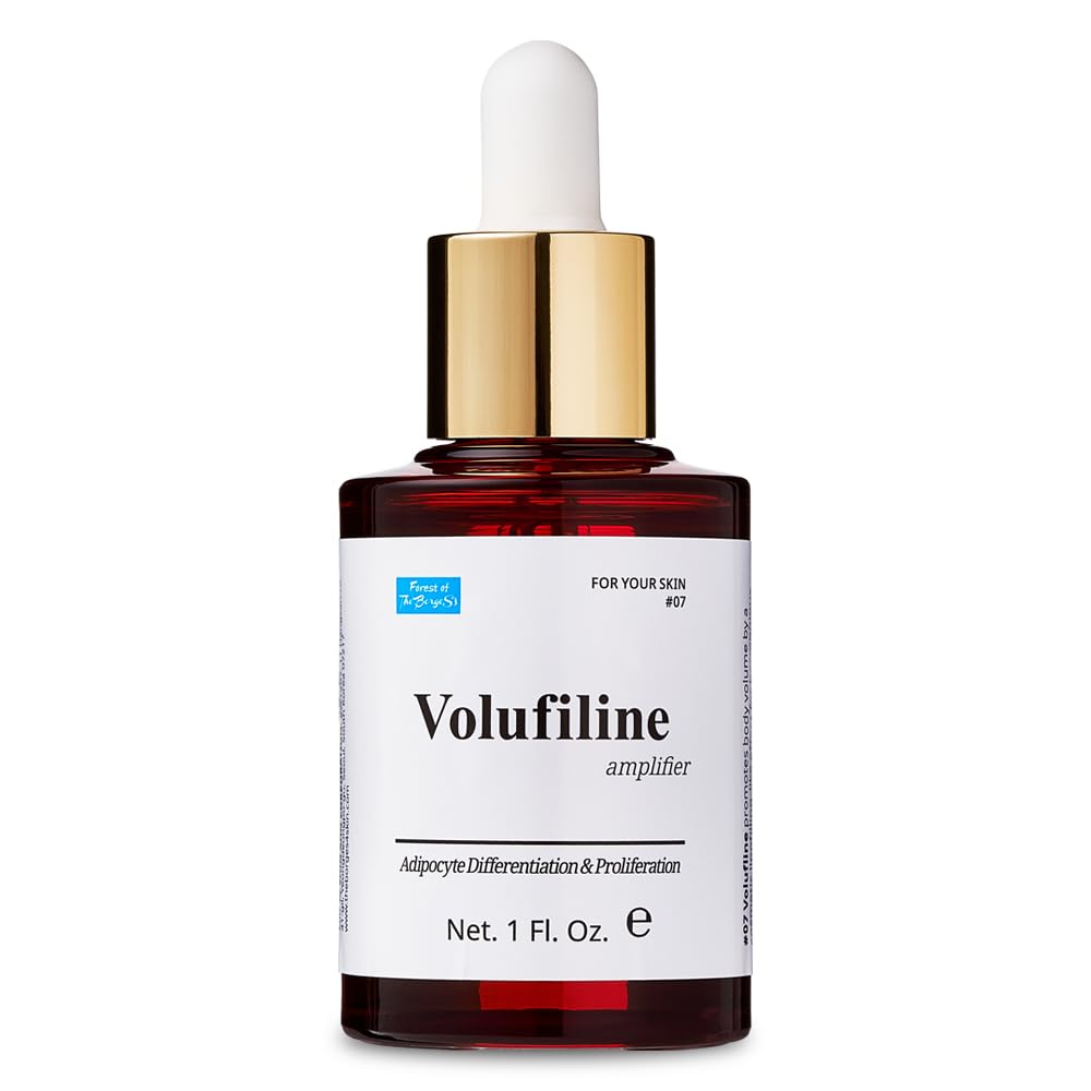 Volufiline Serum 1 fl. oz. / 30 ml/Volufiline Oil for face, breast, butt, Skin Elasticity, 100% Genuine, France Sederma, Cosmetic Ingredient booster korean volifiline glass bottle
