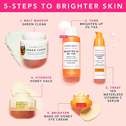 Farmacy 3% TXA Toner for Face - Brightening Face Toner for Oily Skin - Liquid Exfoliant with Azelaic Acid + 5% PHA to Target Visible Dullness + Help Reduce Uneven Skin Tone (10ml)