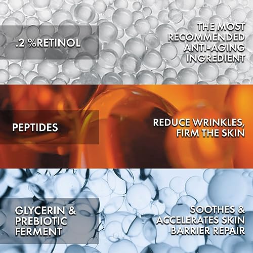 Vichy LiftActiv Pure Retinol Serum for Face, Anti-Aging Face Serum for Wrinkles & Fine Lines, .2% Retinol + Peptides, Resurfaces Skin Sexture To Smooth & Firm Skin, 1 Fl. Oz.