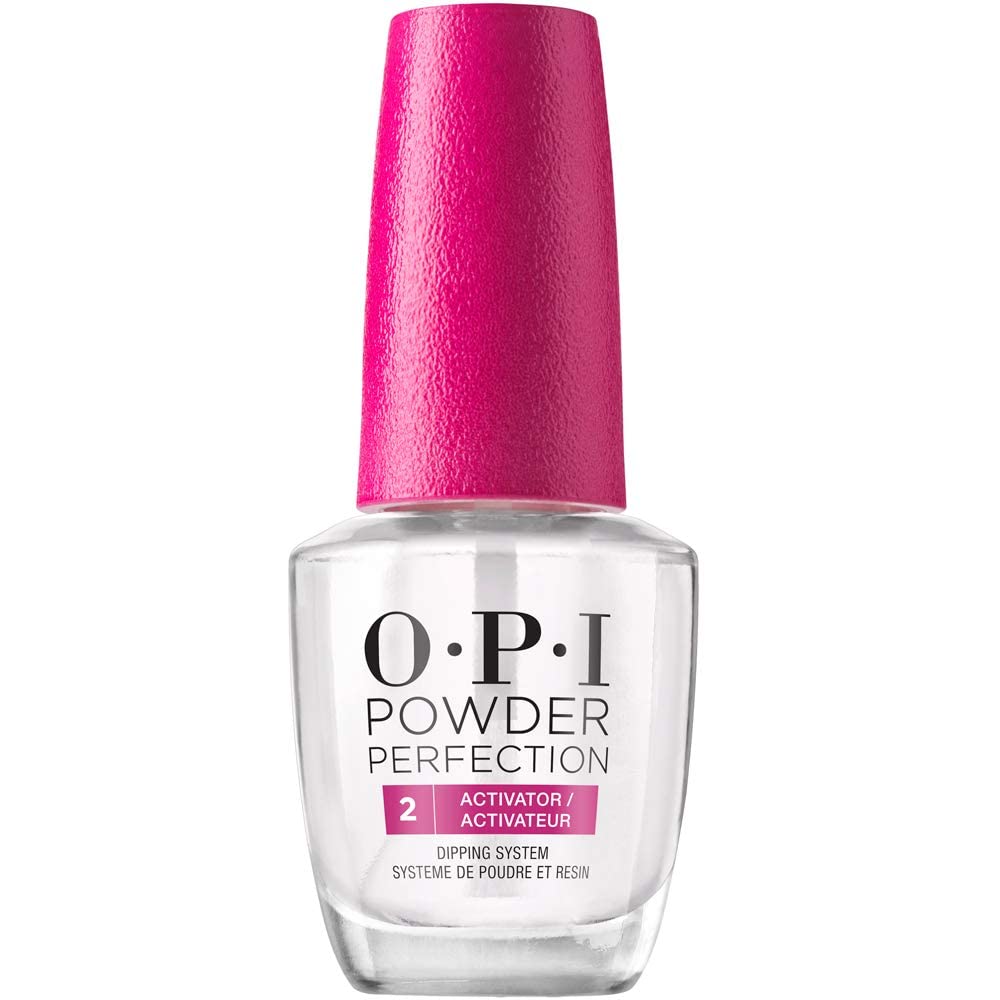 OPI Powder Perfection Step 2 Activator | Nail Dipping Powder Activator | Cures Base Coat, Preps Top Coat
