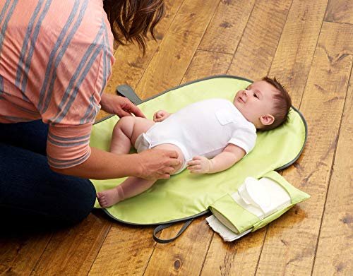 JJ Cole Diaper Changing Clutch, Stone Arbor