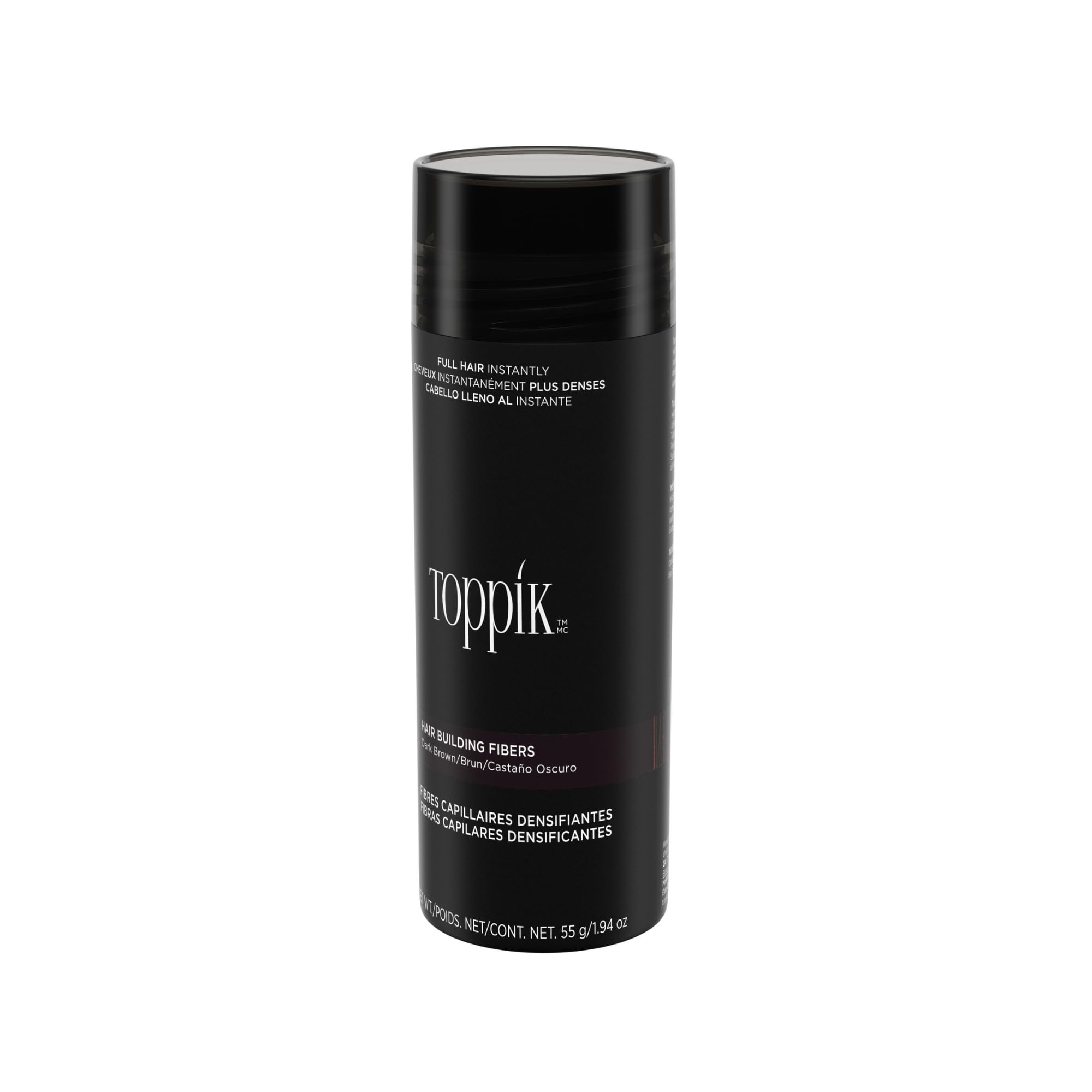 TOPPIK Hair Building Fibers, Medium Blonde, 1.94 oz.