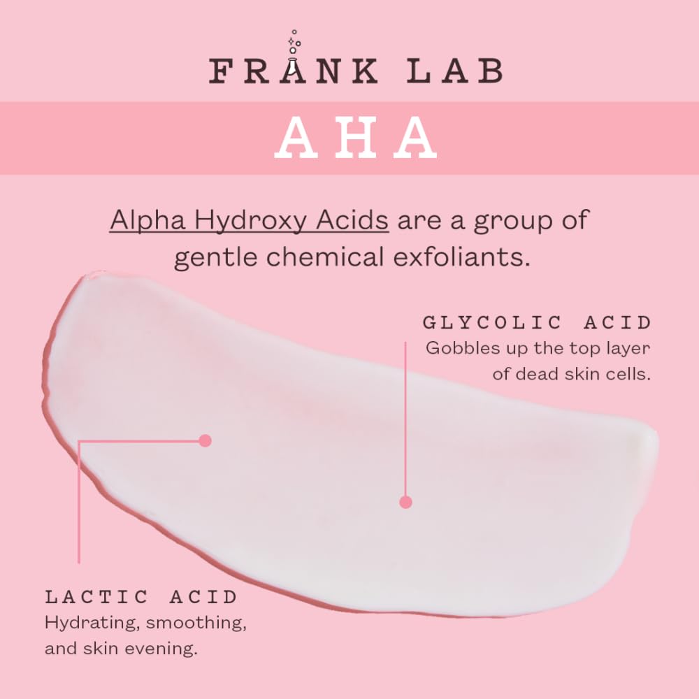 frank body Smoothing AHA Body Lotion | Vegan, Cruelty Free, Body Exfoliant | Fights Breakouts and Hydrates Skin with Lactic & Glycolic Acids, Hydrating Oils, & Mango Seed Butter | 4.73 fl oz / 140 ml
