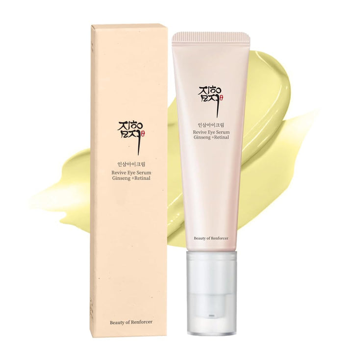 Revive Eye Serum for Dark Circles - Soothing & Nourishing Formula - Eye Cream Anti-Aging For Puffy Eye Bags Treatment - Korean Skincare for All Skin Types - 30ml, 1 fl.oz
