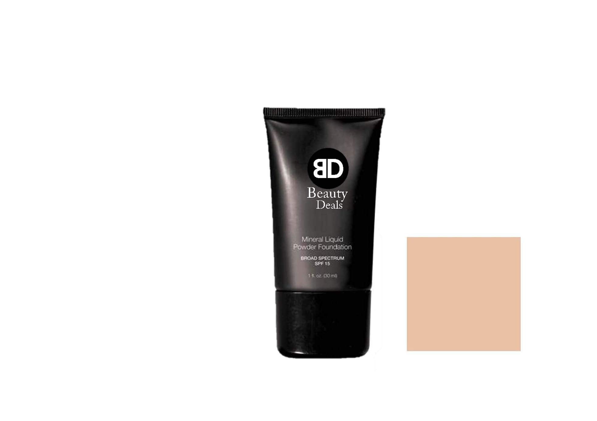 Beauty Deals Mineral Liquid Powder Foundation Broad Spectrum SPF 15 (Porcelain)