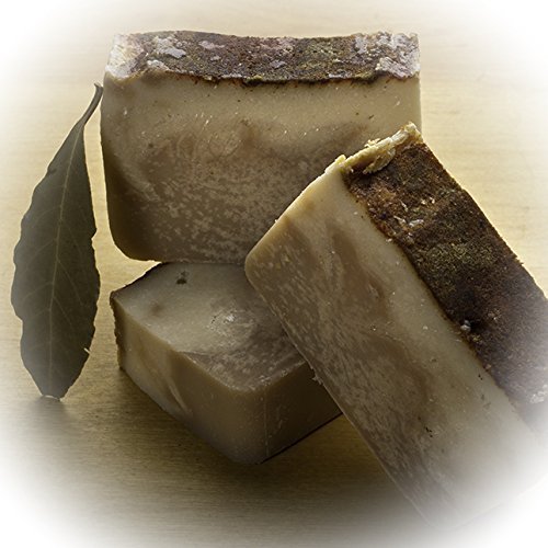 Bay Rum Bar Soap Bar Made With Beer (4 Oz)- Handmade Organic With Essential Oils. Natural Body Soap Is Also A Shampoo Bar Excellent For Hair And Skin. With Shea Butter, Coconut Oil, Natural Glycerin