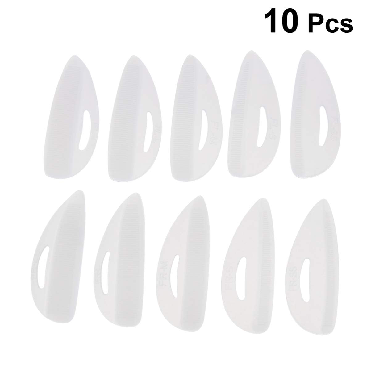 Lurrose 10 Pairs Eyelash Perming Curlers Perming Pads Lash Lift Rods Curler Shield Pads for Girls Ladies